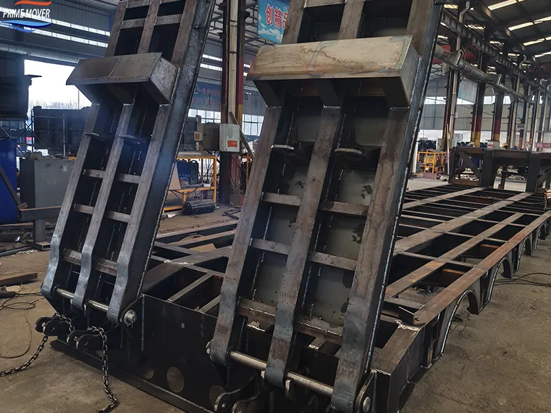 Prime Mover Industries Low Flatbed Semi-Trailers in Production