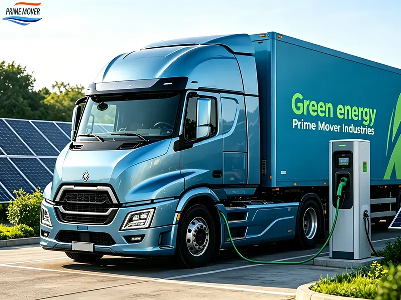 Green Energy Charging Station for Zero-Emission Heavy Vehicles