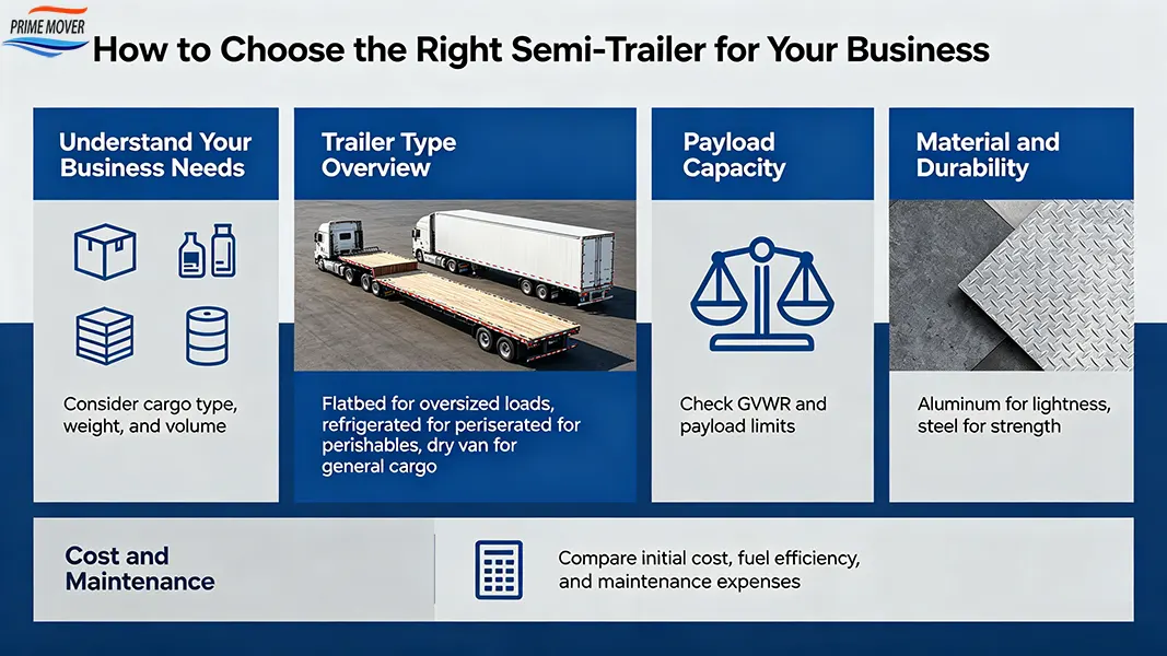 How to Choose the Right Semi-Trailer for Your Business