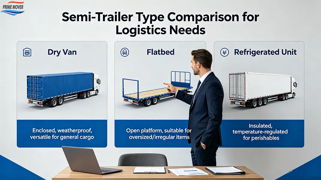 Semi-Trailer Type Comparison for Logistics Needs