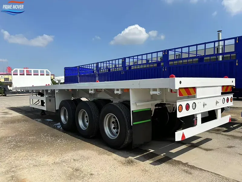 3 Axle Flatbed Semi Trailer 3 Axle Flatbed Semi Trailer