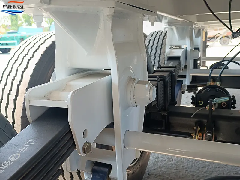 Three-Axle Tractor Wheel Shock Absorption System Three-Axle Tractor Wheel Shock Absorption System