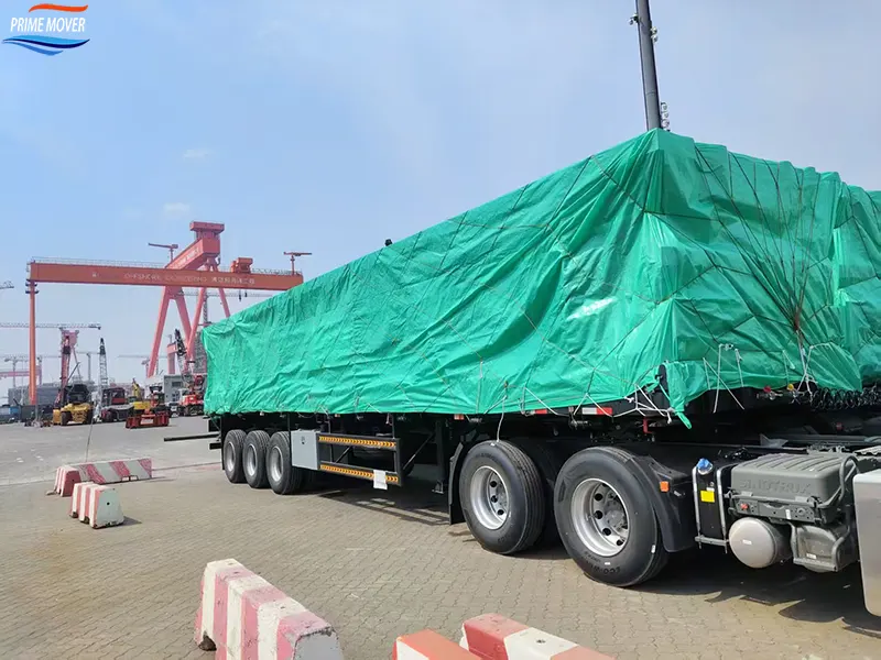 40ft 3 Axle Flatbed Semi Trailer