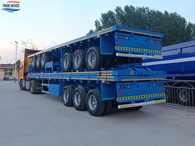 High-Efficiency Flatbed Semi-Trailer