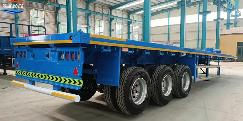 Three-Axle Flatbed Trailer