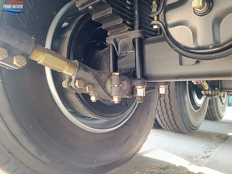 14-Meter Flatbed Trailer Chassis Details