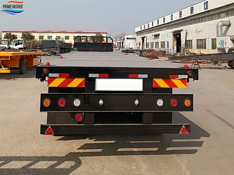 Rear Safety Design of the Three-Axle Flatbed Trailer Rear Safety Design of the Three-Axle Flatbed Trailer