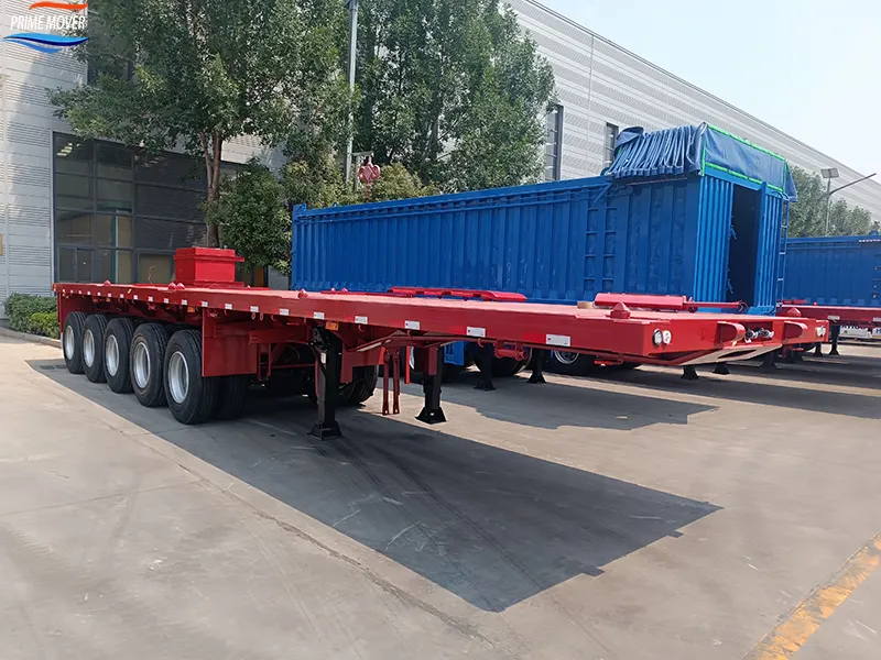 Five-Axle Flatbed Semi-Trailer Five-Axle Flatbed Semi-Trailer