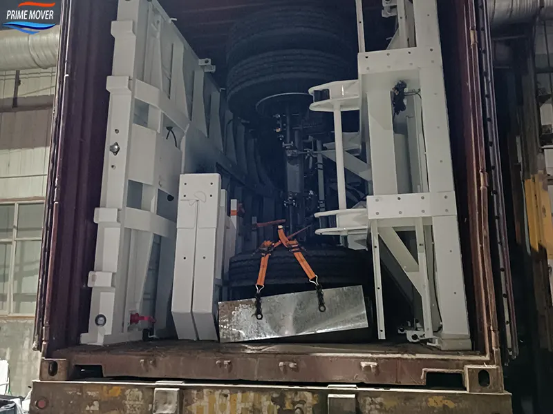 Container Skeleton Semi-Trailer Container Loading Container Skeleton Semi-Trailer Container Loading