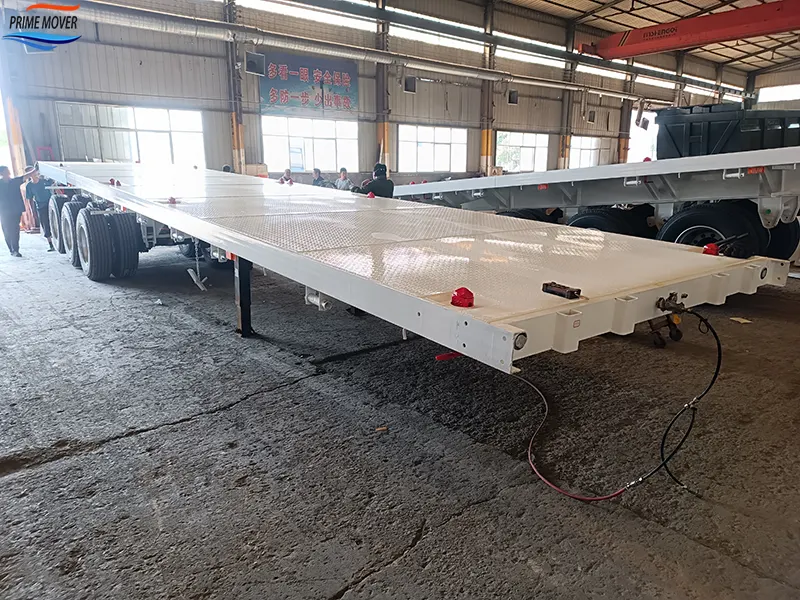 Container Skeleton Semi-Trailer in Production Container Skeleton Semi-Trailer in Production