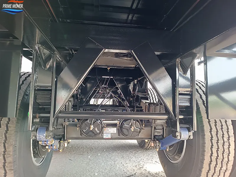 Fence Semi-Trailer Suspension Demonstration Fence Semi-Trailer Suspension Demonstration