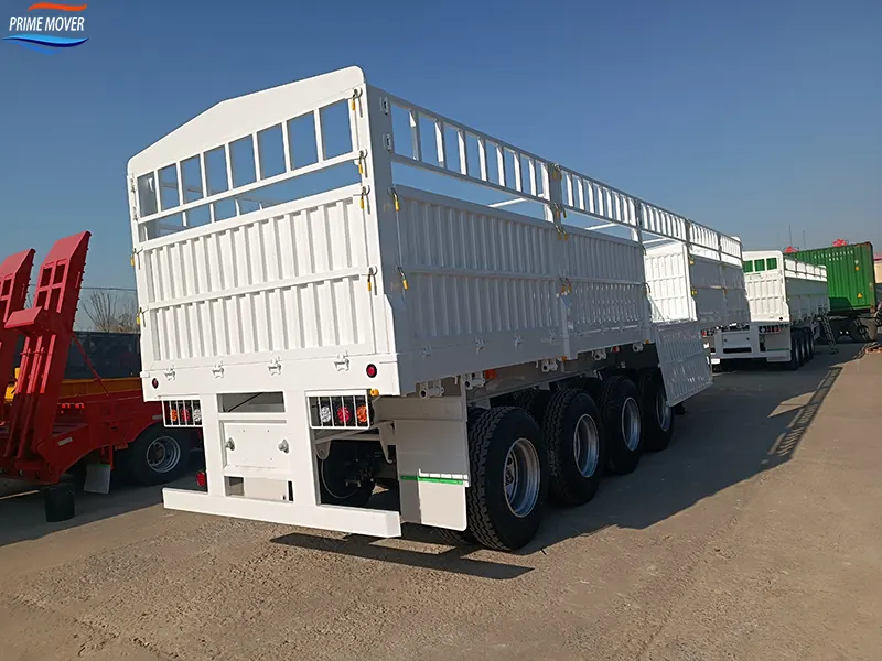 Four-Axle High-Load-Bearing Fence Semi-Trailer Four-Axle High-Load-Bearing Fence Semi-Trailer