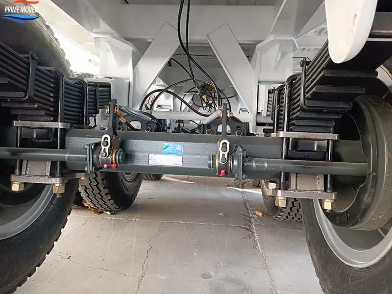 Four-Axle High-Load-Bearing Fence Trailer Detail Display Four-Axle High-Load-Bearing Fence Trailer Detail Display