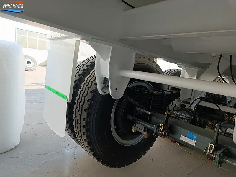 Four-Axle High-Load-Bearing Fence Trailer Shock Absorption System Four-Axle High-Load-Bearing Fence Trailer Shock Absorption System