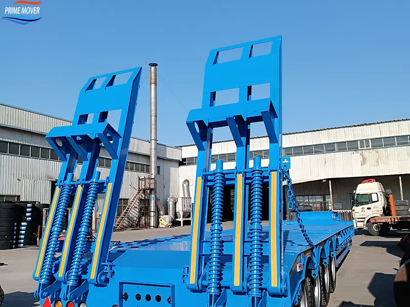 High-Load 4-axle Low-Flatbed Semi-Trailer High-Load 4-axle Low-Flatbed Semi-Trailer