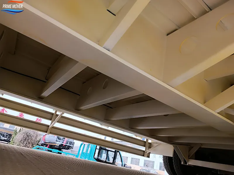 Load-Bearing Crossbeams of the 80-ton Low-Flatbed Semi-Trailer Load-Bearing Crossbeams of the 80-ton Low-Flatbed Semi-Trailer