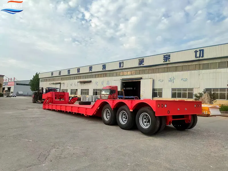 Detachable Low Flatbed Trailer Detachable Low Flatbed Trailer