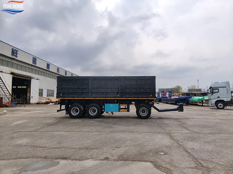 High-Load Side-Tipping Full Trailer High-Load Side-Tipping Full Trailer