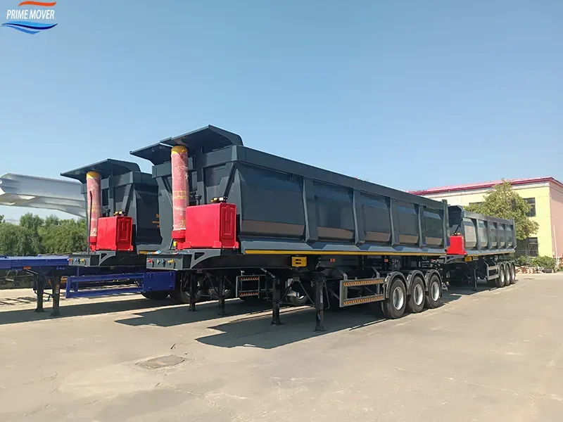Rear-Tipping Dump Semi-Trailer
