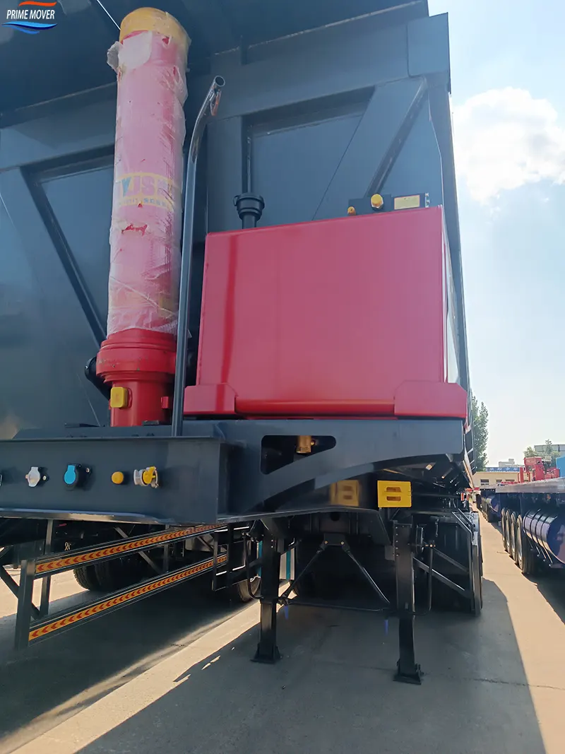 Rear-Tipping Trailer Hydraulic System