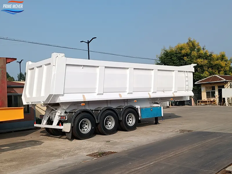 Three-Axle Rear-Tipping Semi-Trailer