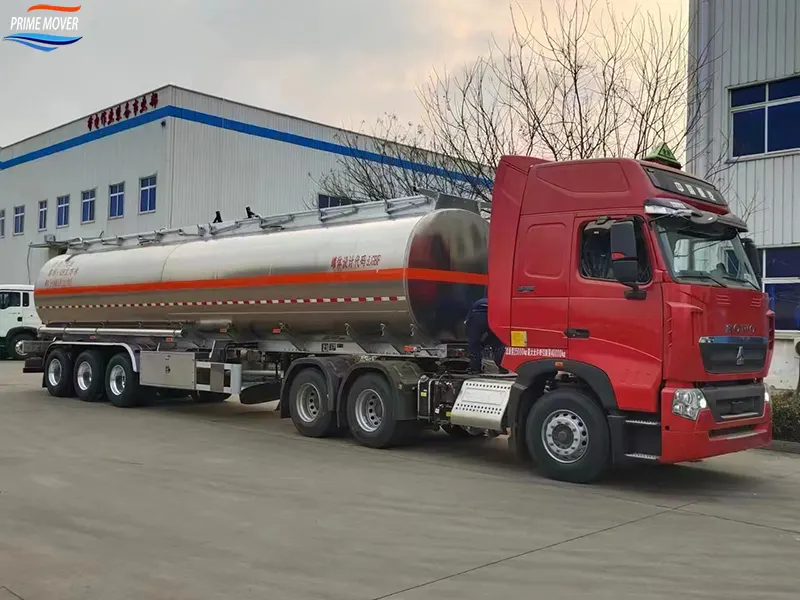 49 Cubic Meter Aluminum Alloy Tank Trailer