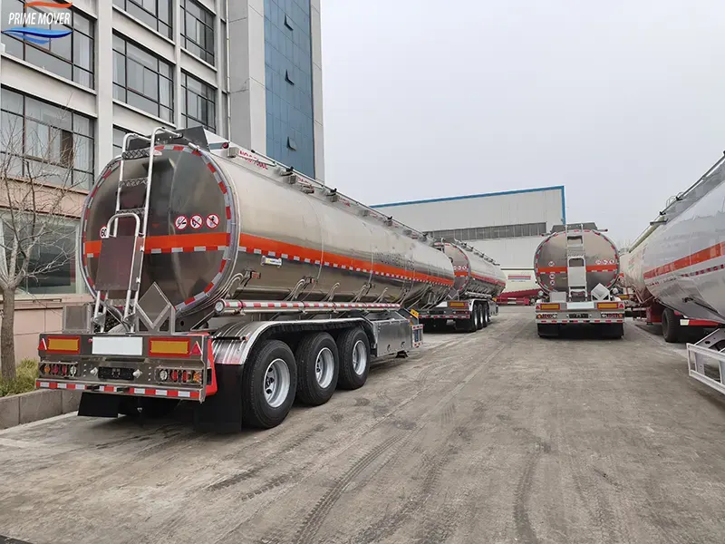 Aluminum Alloy Tank Trailer Ready for Shipment Imminent
