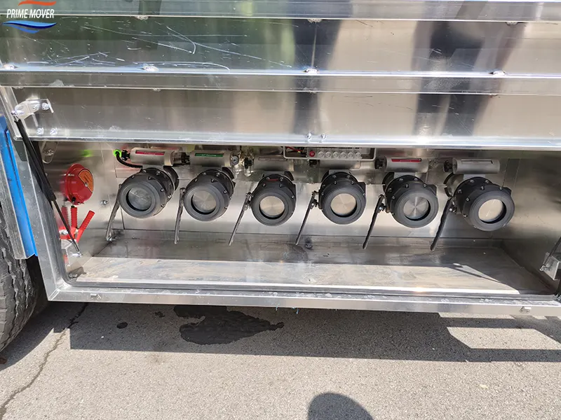 Aluminum Alloy Tank Trailer Unloading Port