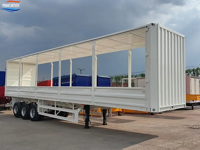 Curtain Semi-Trailer Can Be Loaded and Unloaded from Both Sides Simultaneously Curtain Semi-Trailer Can Be Loaded and Unloaded from Both Sides Simultaneously
