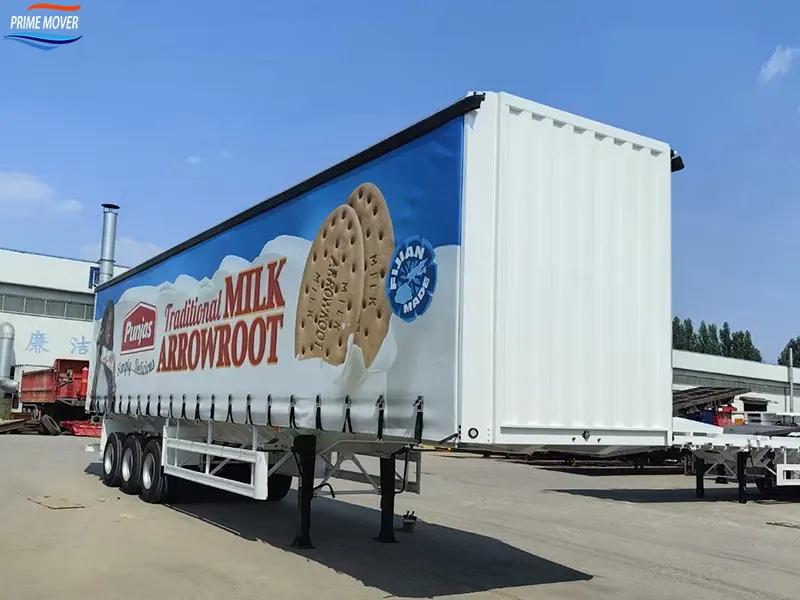 Three-Axle Curtain Semi-Trailer Three-Axle Curtain Semi-Trailer