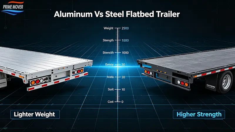 Aluminum vs Steel Flatbed Trailer Aluminum vs Steel Flatbed Trailer