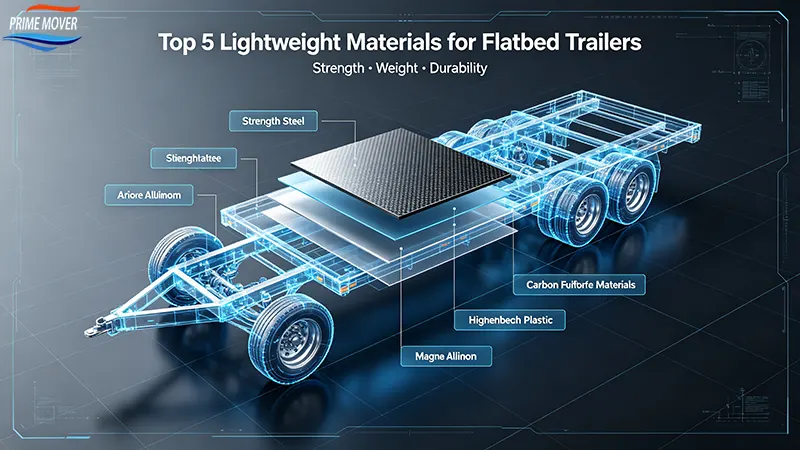 Top 5 Lightweight Materials for Flatbed Trailers Top 5 Lightweight Materials for Flatbed Trailers