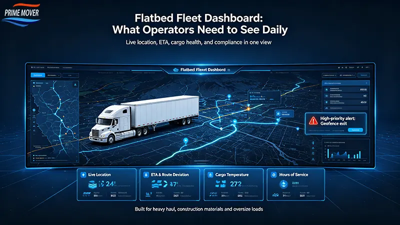 Flatbed Fleet Telematics Live Monitoring Dashboard Flatbed Fleet Telematics Live Monitoring Dashboard