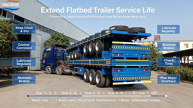 flatbed trailer brake maintenance flatbed trailer brake maintenance