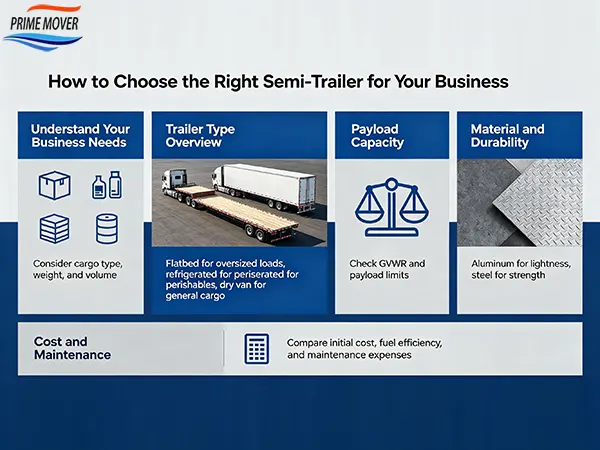How to Choose the Right Semi-Trailer for Your Business