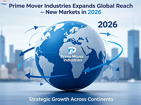 Prime Mover Industries Expands Global Reach – New Markets in 2026