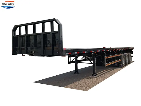 Flatbed Semi-Trailer with Front Axle Airbag Lift – Smart Efficiency, Maximum Versatility