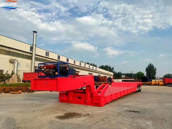 Detachable Gooseneck Lowboy Semi-Trailer - Hydraulic Removable Gooseneck Heavy Haul Trailer
