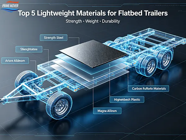 Top 5 Lightweight Materials for Flatbed Trailers in 2026: How High-Strength Steel & Aluminum Boost Payload by 18%