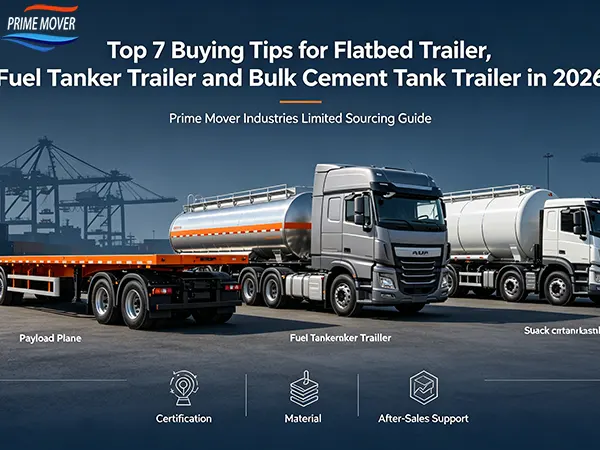 Top 7 Buying Tips for Flatbed Trailer, Fuel Tanker Trailer and Bulk Cement Tank Trailer in 2026