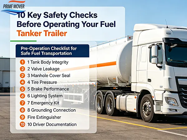 10 Key Safety Checks Before Operating Your Fuel Tanker Trailer