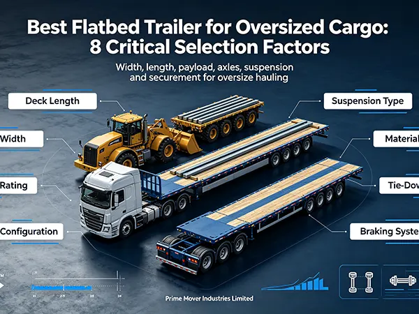 Best Flatbed Trailer for Oversized Cargo: 8 Critical Selection Factors